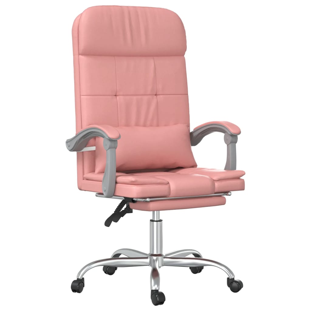 Fauteuil de massage inclinable de bureau Rose Similicuir - Xios Store SNC