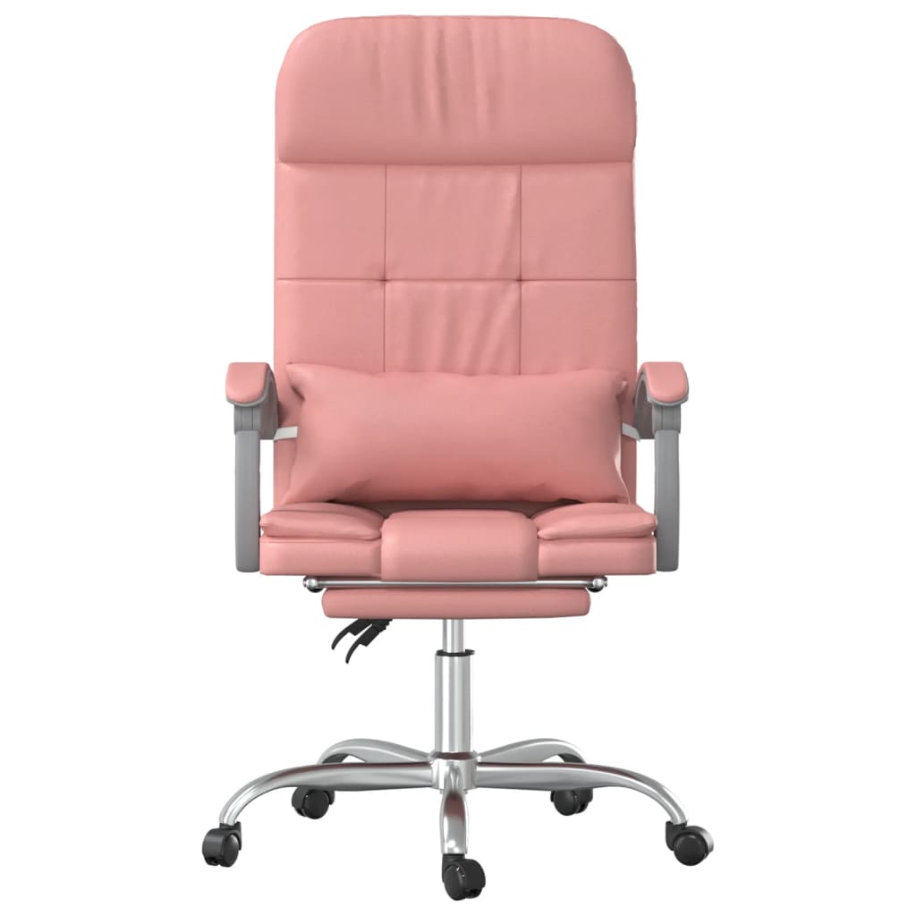 Fauteuil de massage inclinable de bureau Rose Similicuir - Xios Store SNC