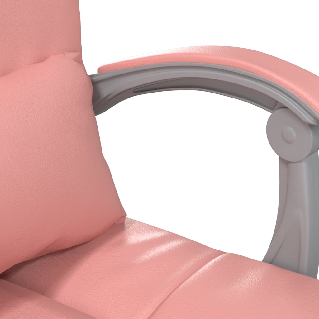 Fauteuil de massage inclinable de bureau Rose Similicuir - Xios Store SNC