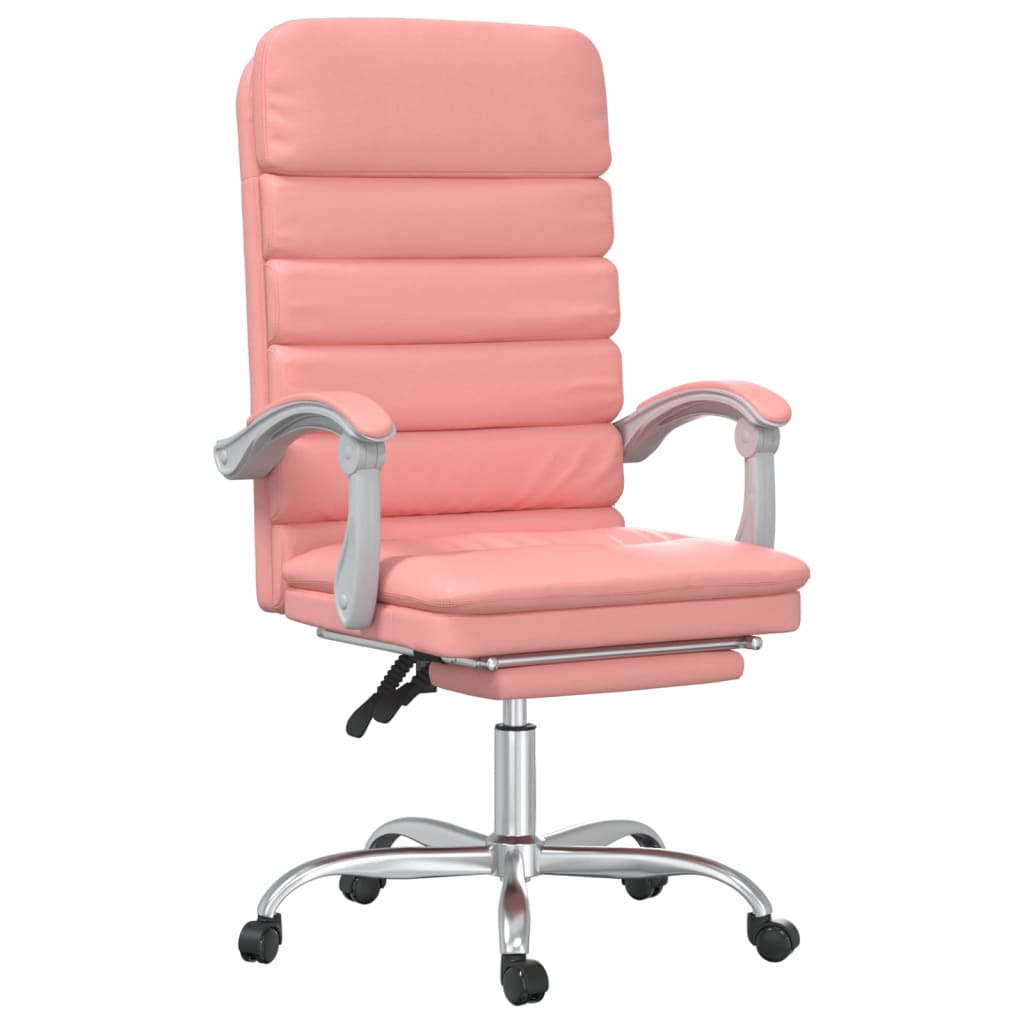 Fauteuil de massage inclinable de bureau Rose Similicuir - Xios Store SNC