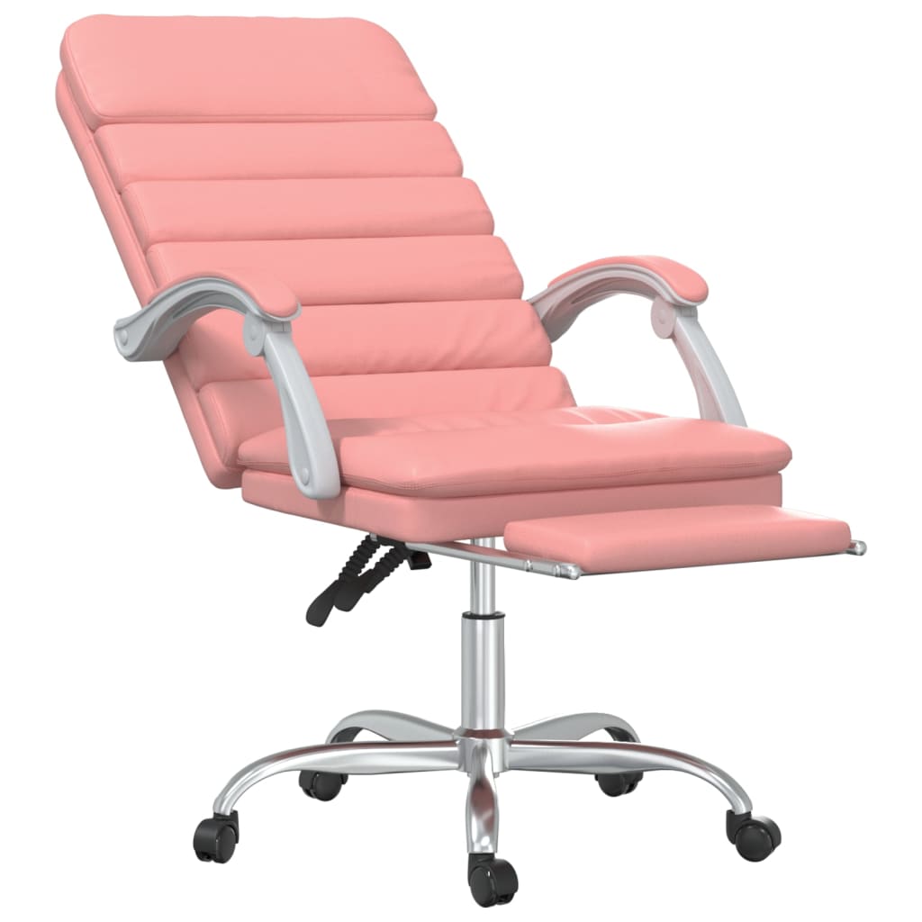 Fauteuil de massage inclinable de bureau Rose Similicuir - Xios Store SNC