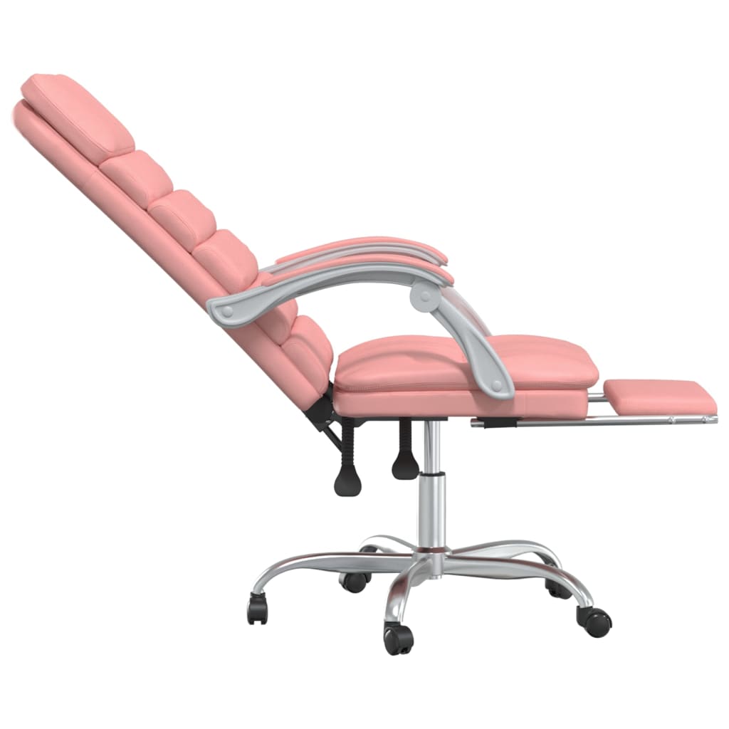 Fauteuil de massage inclinable de bureau Rose Similicuir - Xios Store SNC