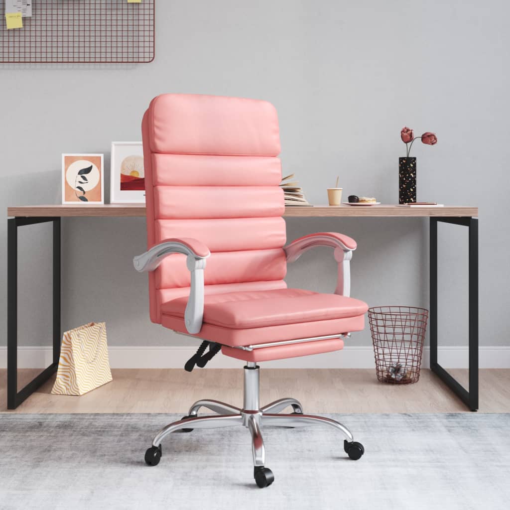 Fauteuil de massage inclinable de bureau Rose Similicuir - Xios Store SNC