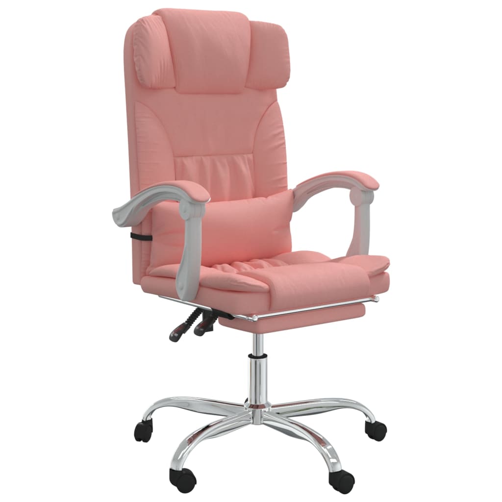 Fauteuil inclinable de bureau Rose Similicuir - Xios Store SNC