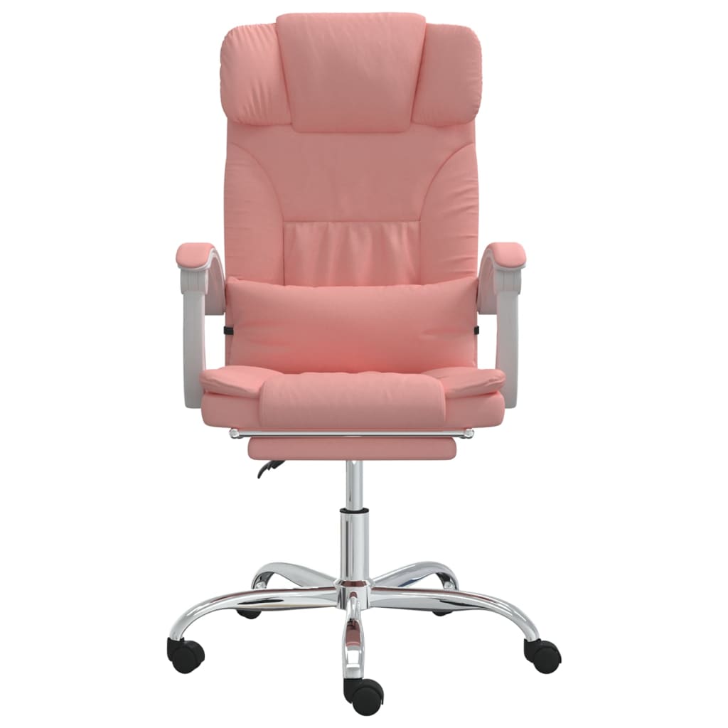 Fauteuil inclinable de bureau Rose Similicuir - Xios Store SNC