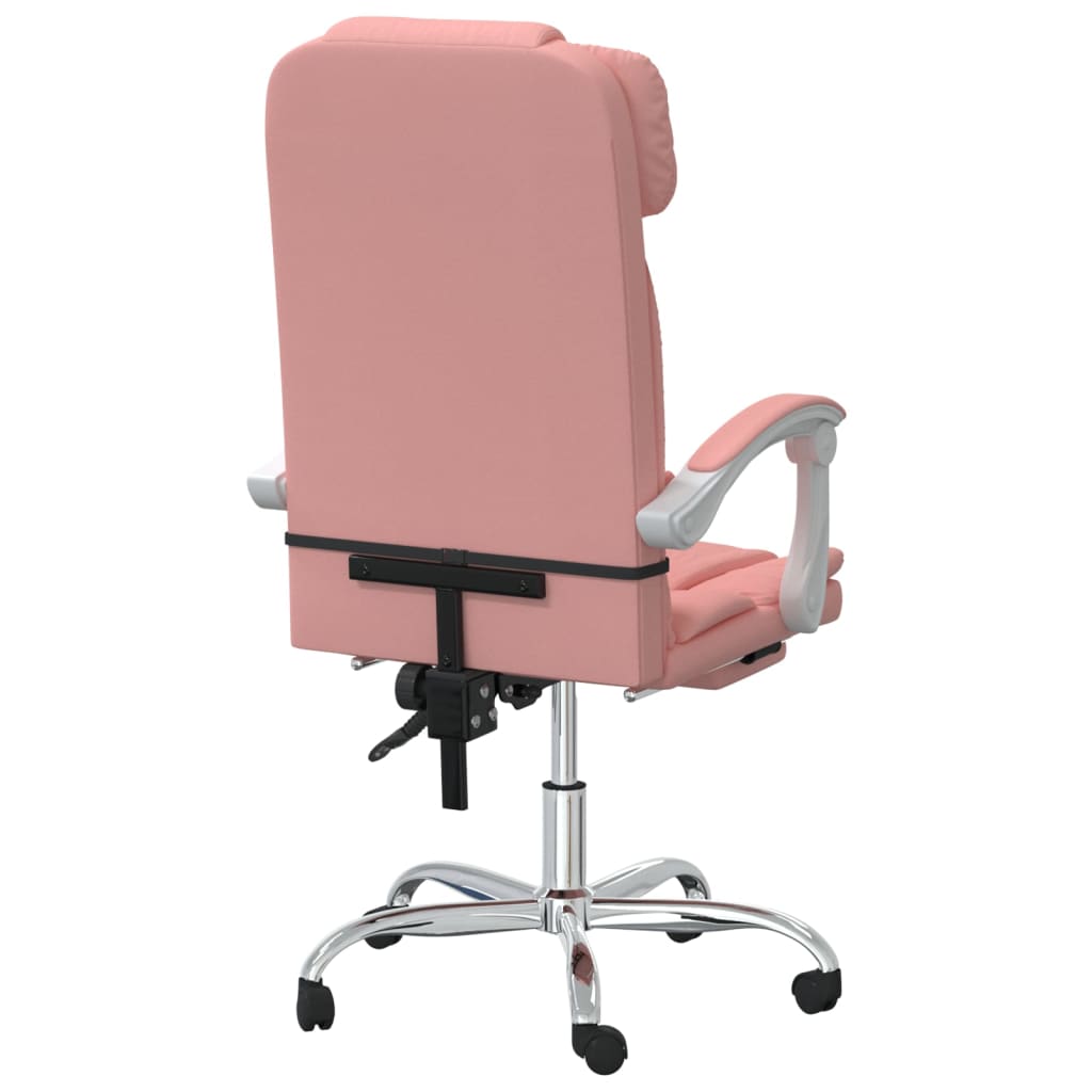 Fauteuil inclinable de bureau Rose Similicuir - Xios Store SNC