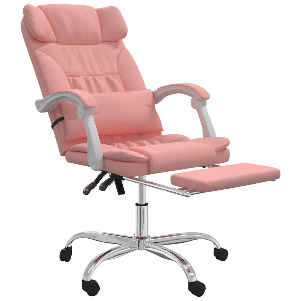 Fauteuil inclinable de bureau Rose Similicuir - Xios Store SNC