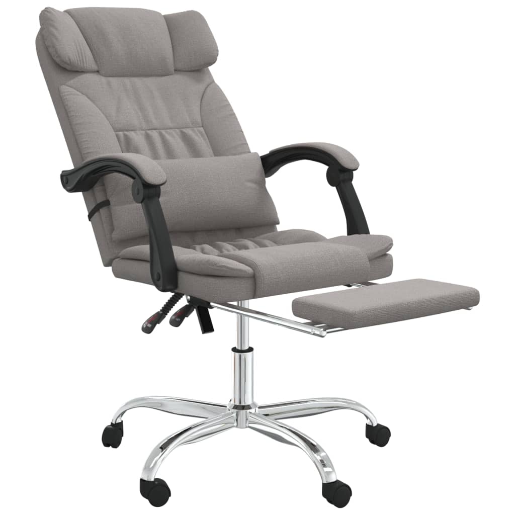 Fauteuil de massage inclinable de bureau Taupe Tissu - Xios Store SNC