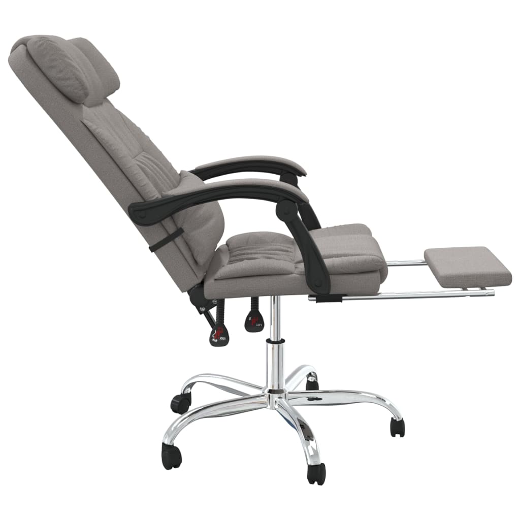 Fauteuil de massage inclinable de bureau Taupe Tissu - Xios Store SNC