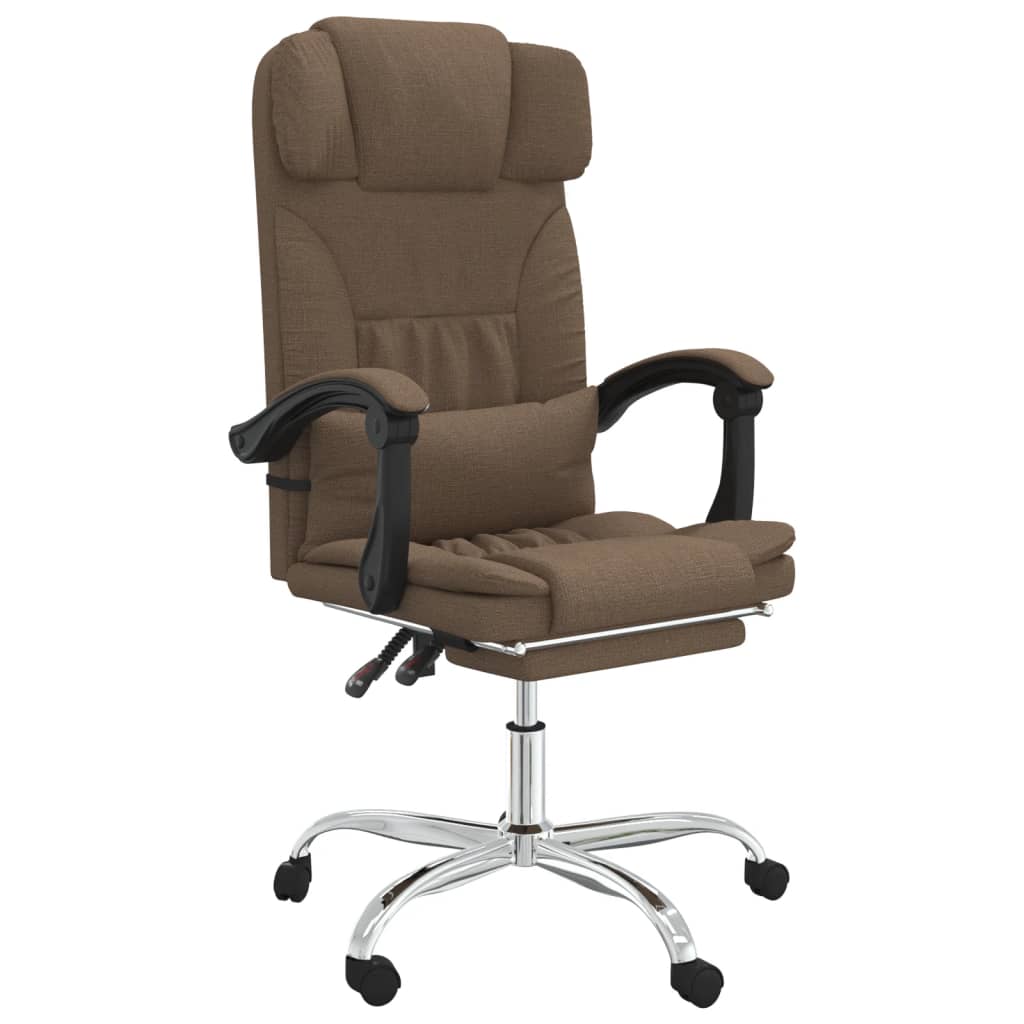 Fauteuil de massage inclinable de bureau Marron Tissu - Xios Store SNC