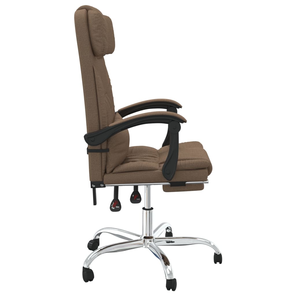 Fauteuil de massage inclinable de bureau Marron Tissu - Xios Store SNC