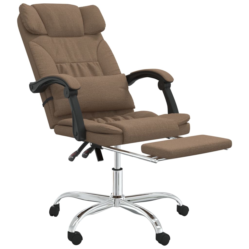 Fauteuil de massage inclinable de bureau Marron Tissu - Xios Store SNC