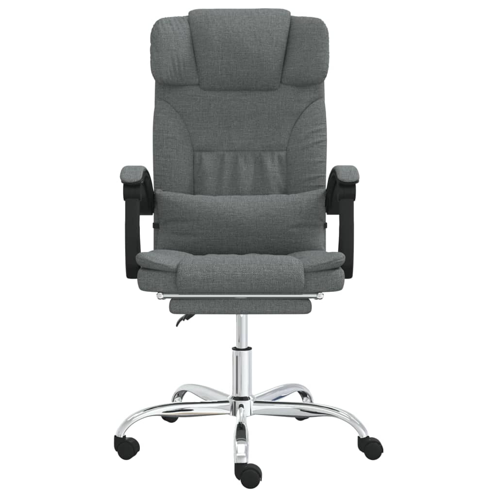 Fauteuil de massage inclinable de bureau Gris foncé Tissu - Xios Store SNC