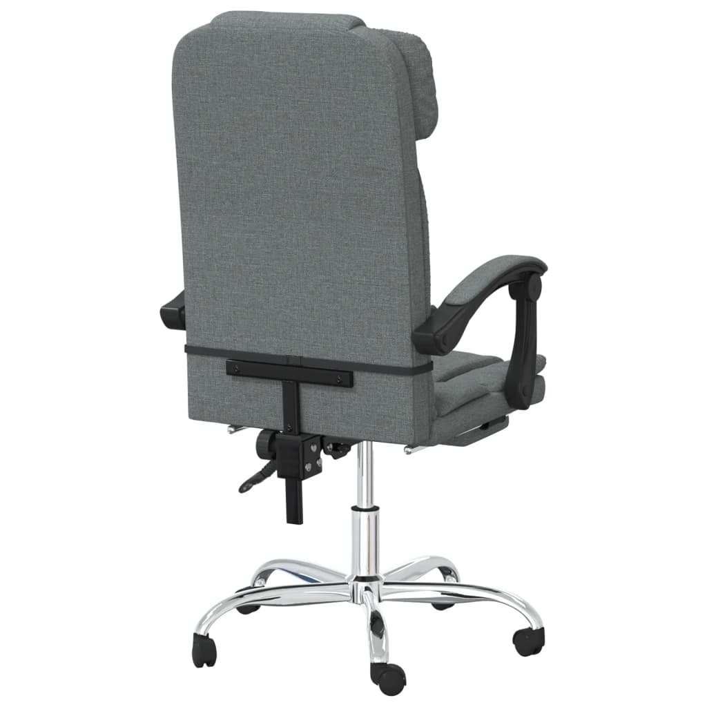 Fauteuil de massage inclinable de bureau Gris foncé Tissu - Xios Store SNC