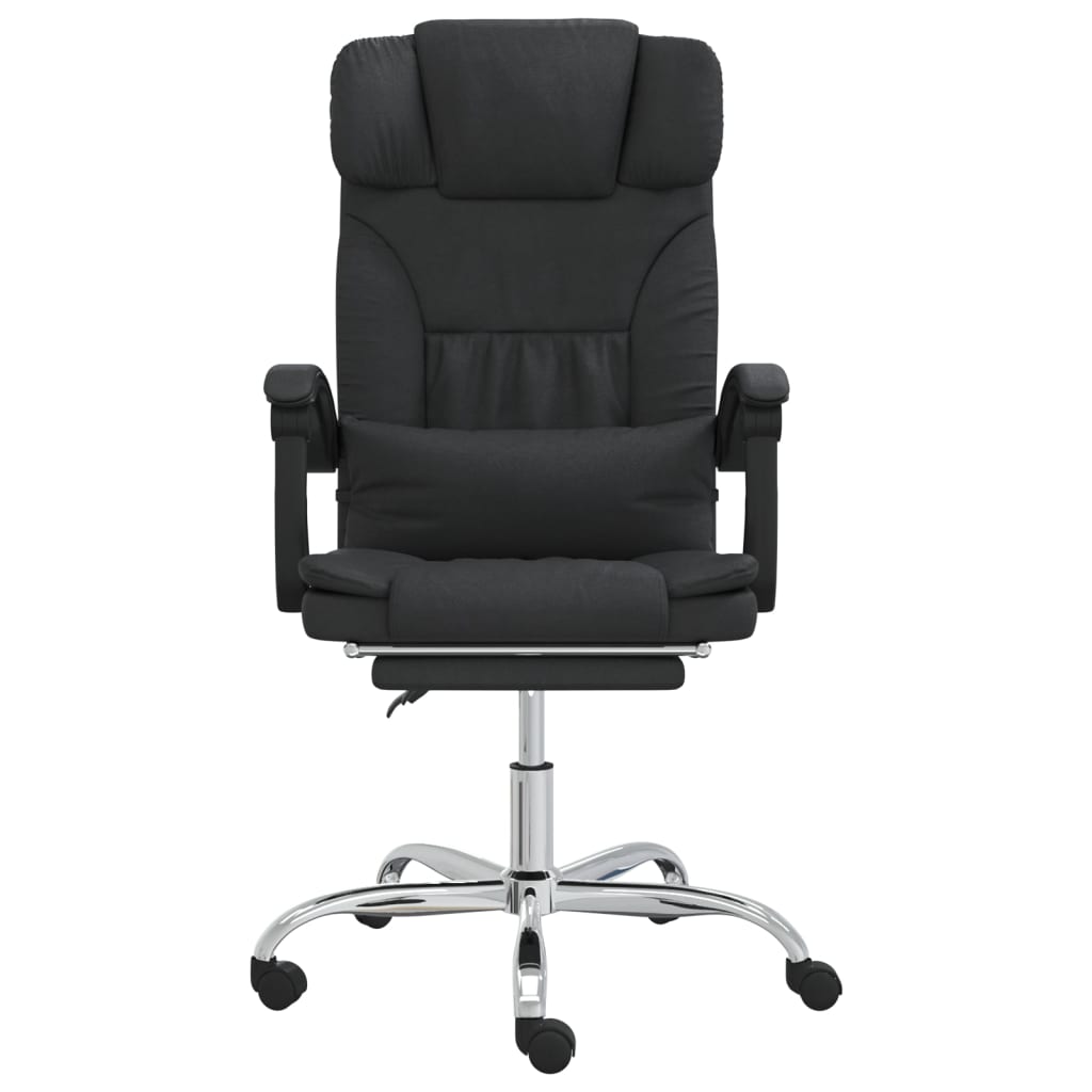 Fauteuil de massage inclinable de bureau Noir Similicuir Chaises de bureau vidaXL   