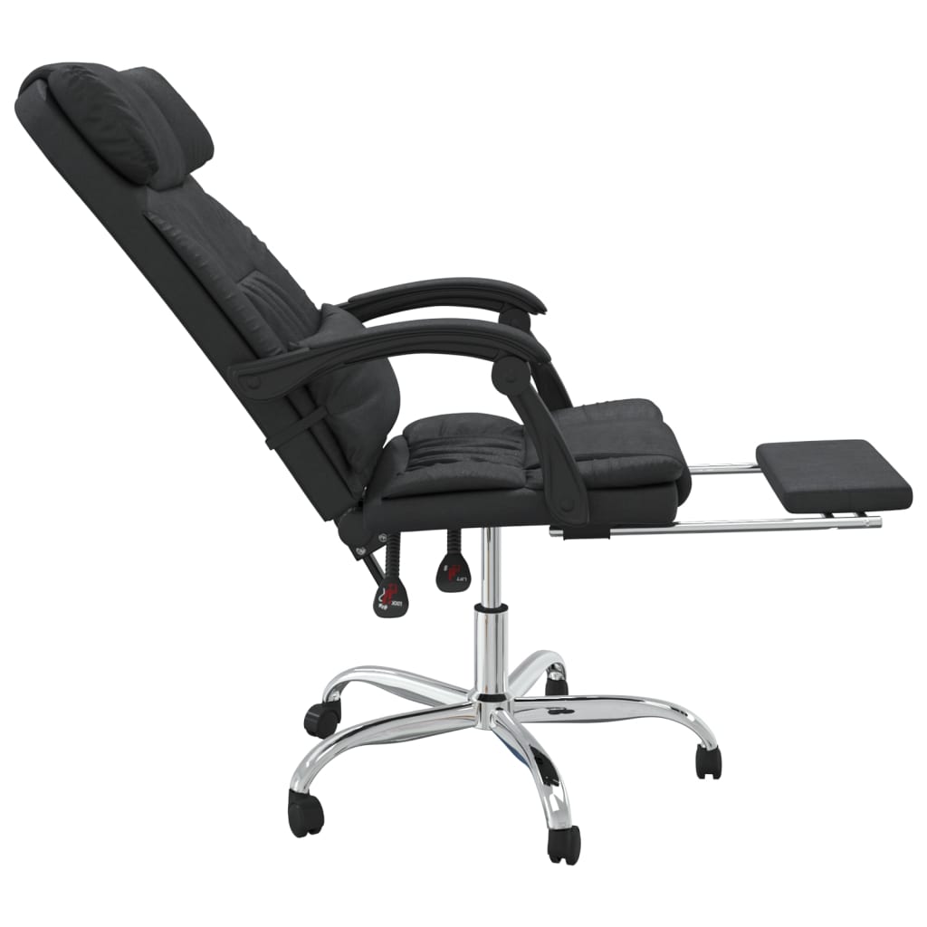 Fauteuil de massage inclinable de bureau Noir Similicuir Chaises de bureau vidaXL   