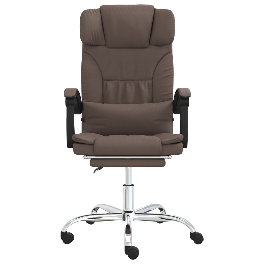 Fauteuil de massage inclinable de bureau Marron Similicuir - Xios Store SNC