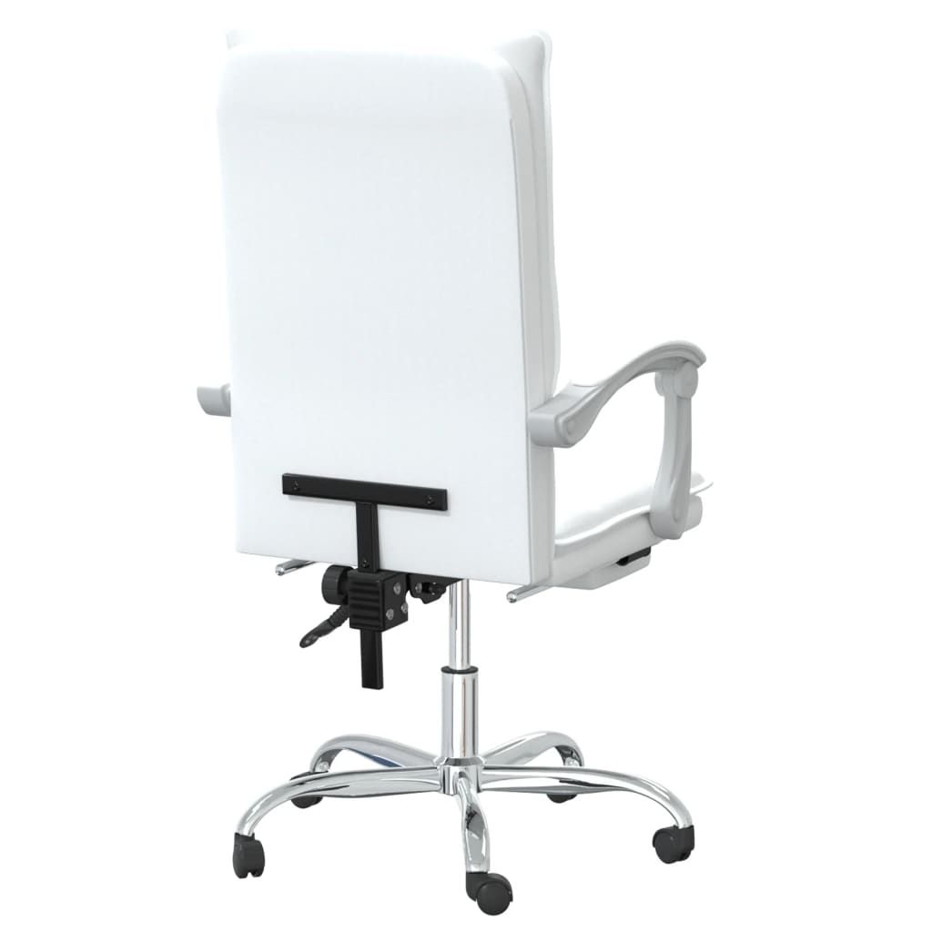 Fauteuil inclinable de bureau Blanc Similicuir - Xios Store SNC