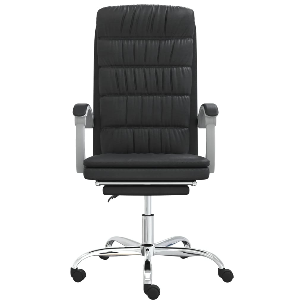 Fauteuil inclinable de bureau noir similicuir - Xios Store SNC