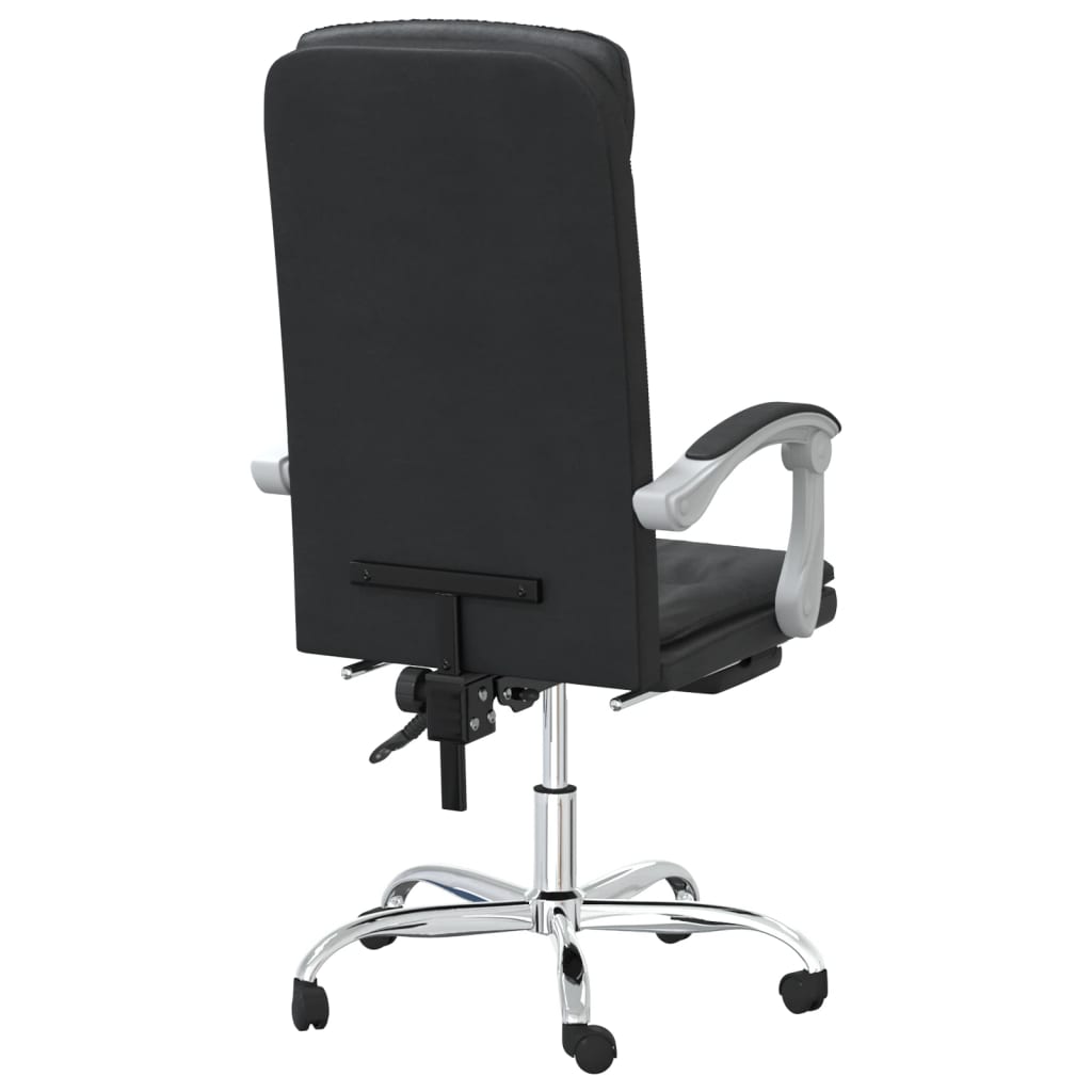 Fauteuil inclinable de bureau noir similicuir - Xios Store SNC