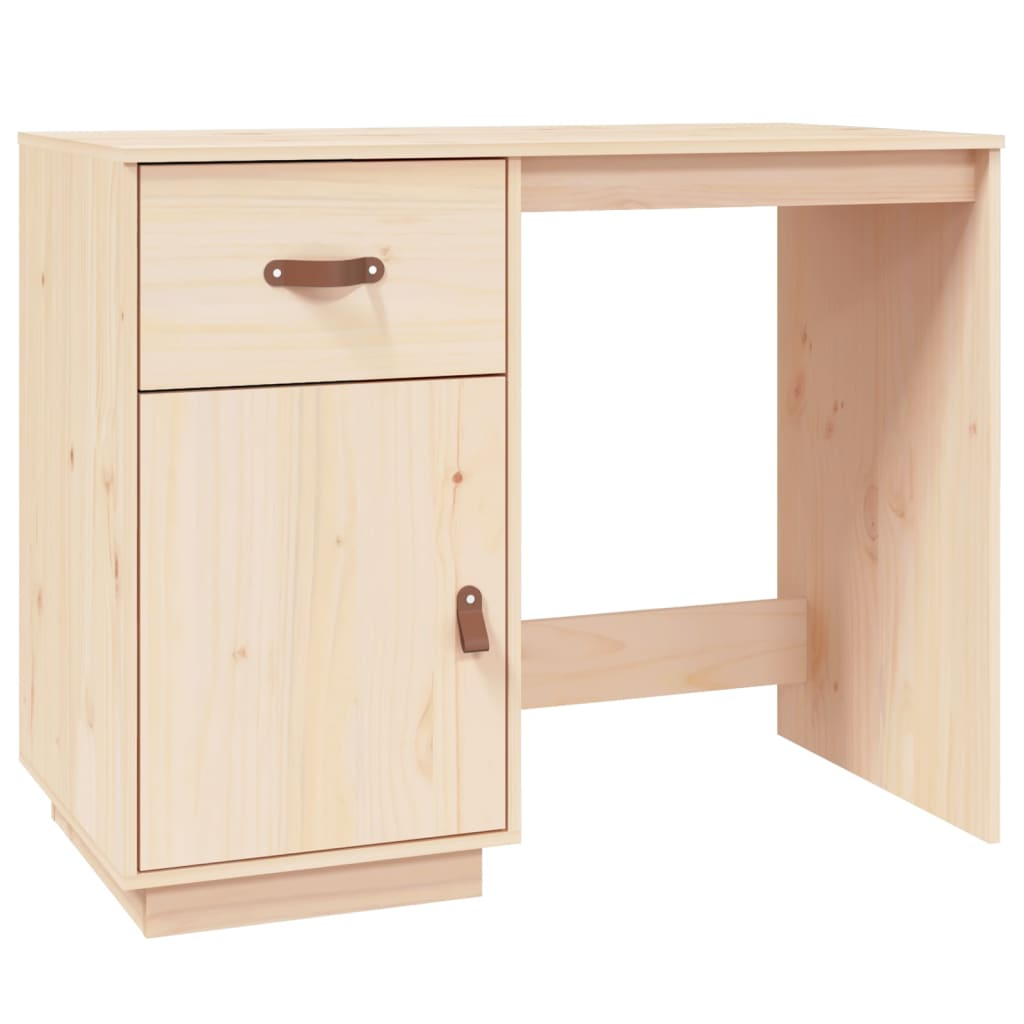 Bureau 95x50x75 cm Bois massif de pin Bureaux vidaXL   