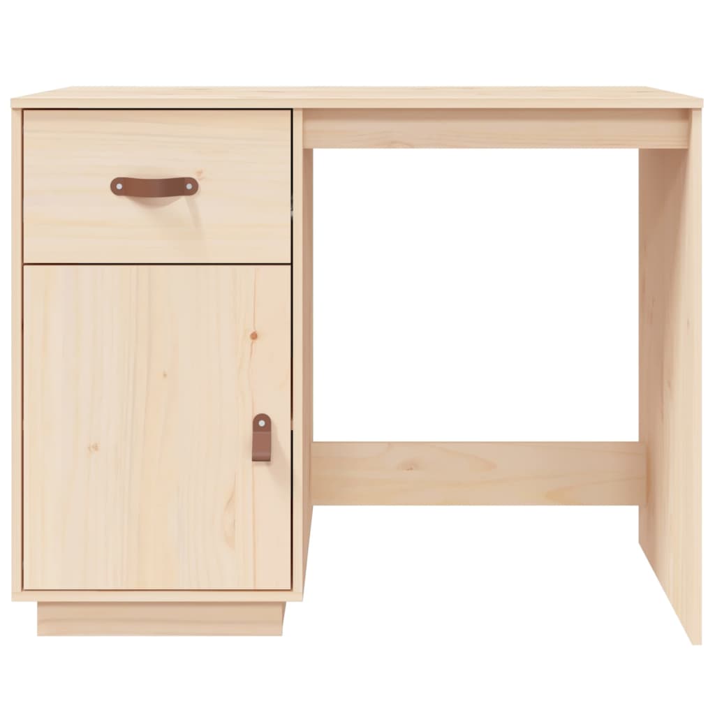 Bureau 95x50x75 cm Bois massif de pin Bureaux vidaXL   