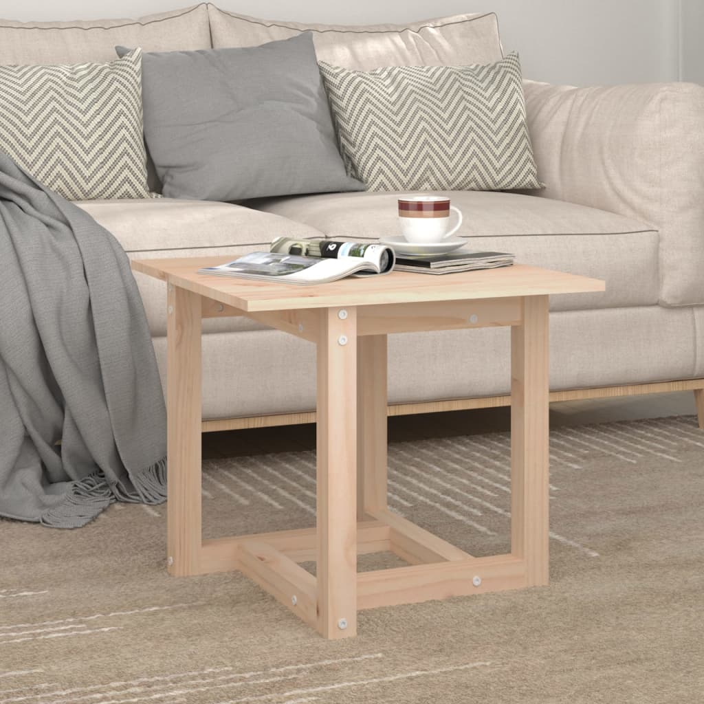 Table basse 50x50x45 cm Bois massif de pin Tables basses vidaXL