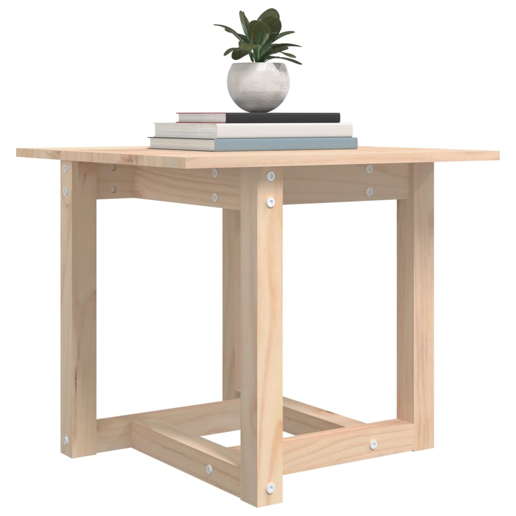 Table basse 50x50x45 cm Bois massif de pin Tables basses vidaXL