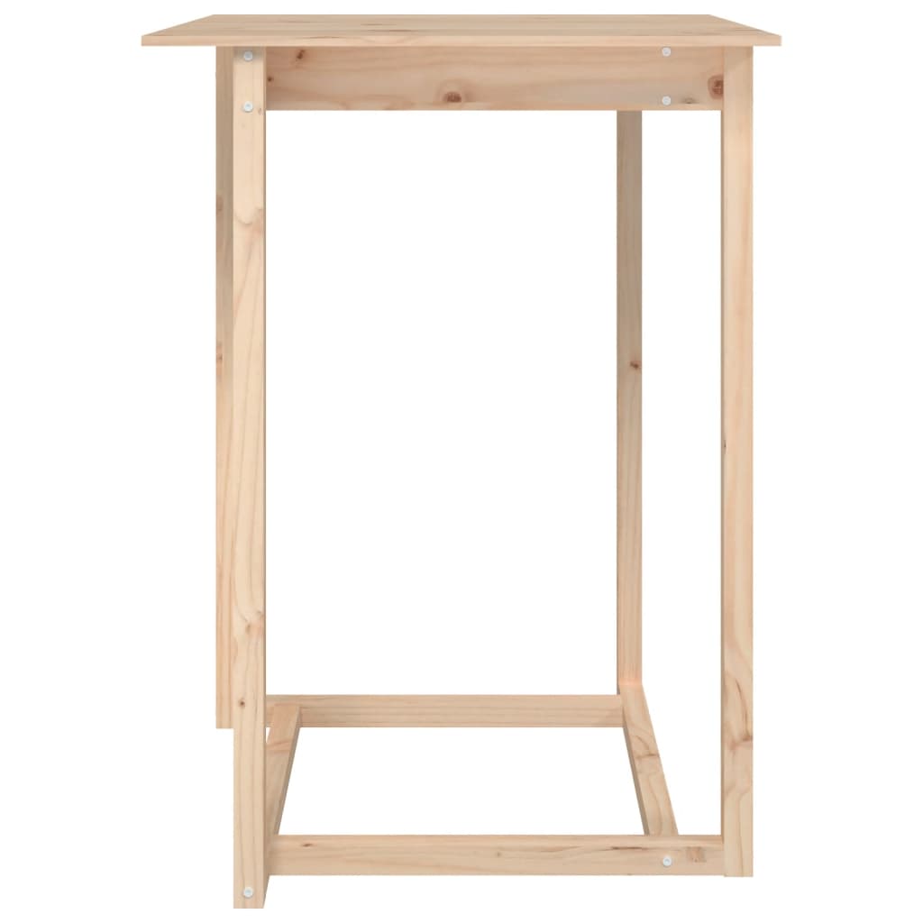 Table de bar 80x80x110 cm Bois massif de pin - Xios Store SNC