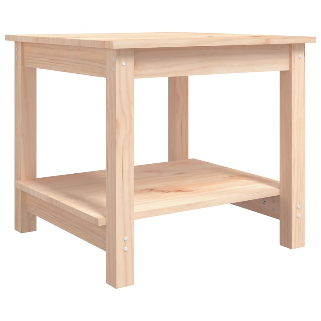 Table basse 50x50x45 cm Bois massif de pin Tables basses vidaXL   