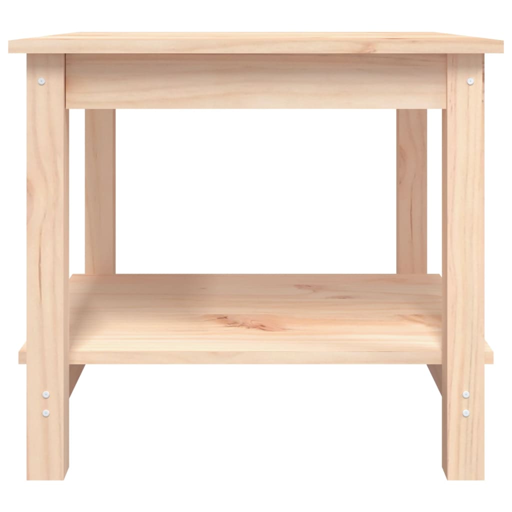 Table basse 50x50x45 cm Bois massif de pin Tables basses vidaXL   