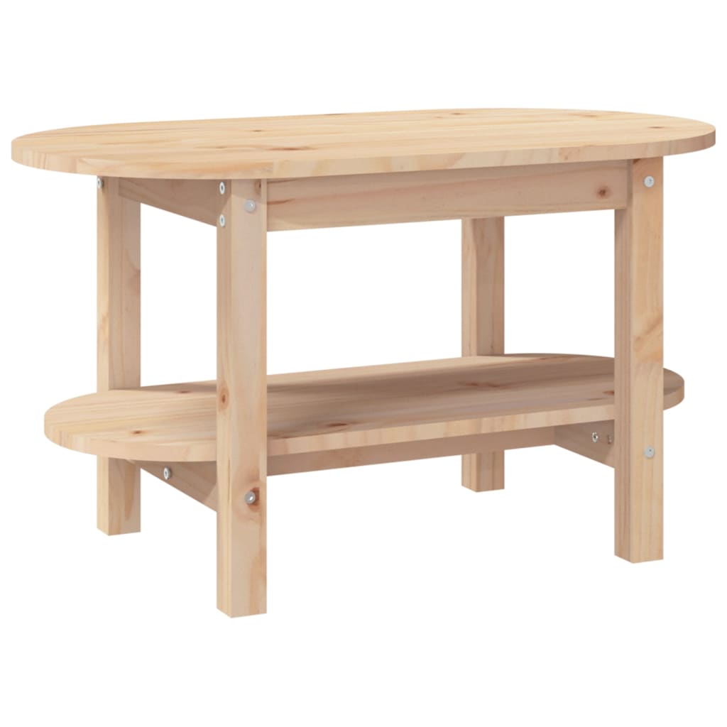 Table basse 80x45x45 cm Bois massif de pin Tables basses vidaXL   