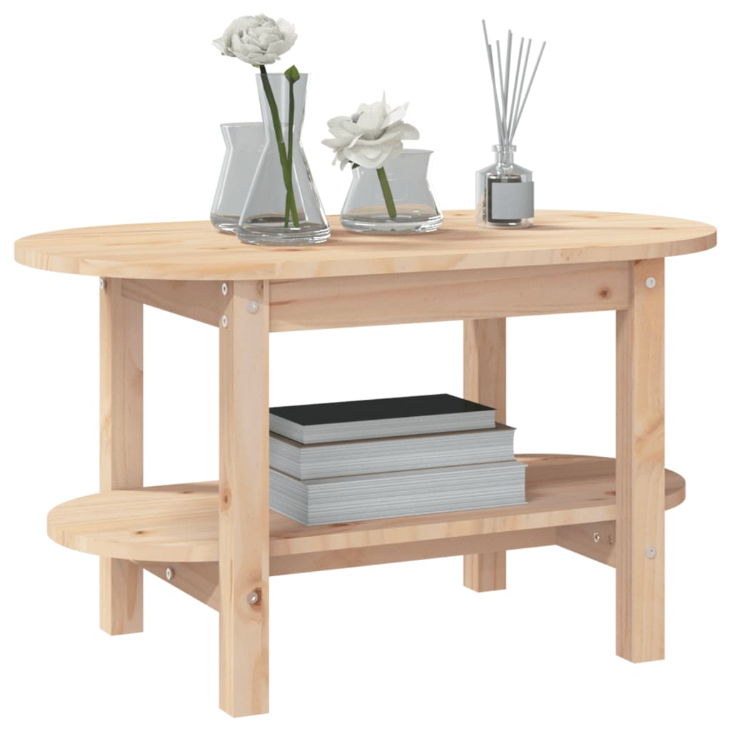 Table basse 80x45x45 cm Bois massif de pin Tables basses vidaXL   