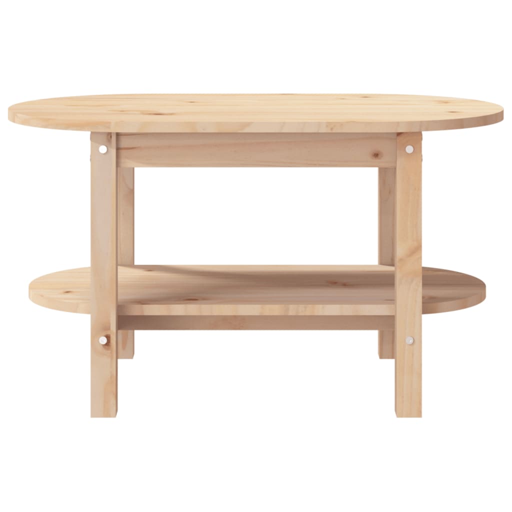 Table basse 80x45x45 cm Bois massif de pin Tables basses vidaXL   