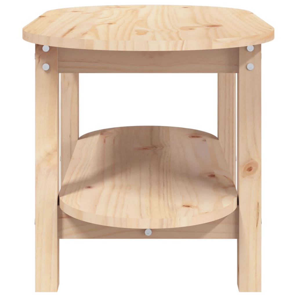 Table basse 80x45x45 cm Bois massif de pin Tables basses vidaXL   