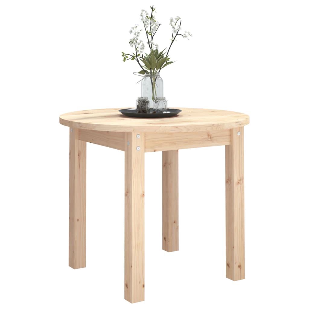 Table basse Ø 55x45 cm Bois massif de pin