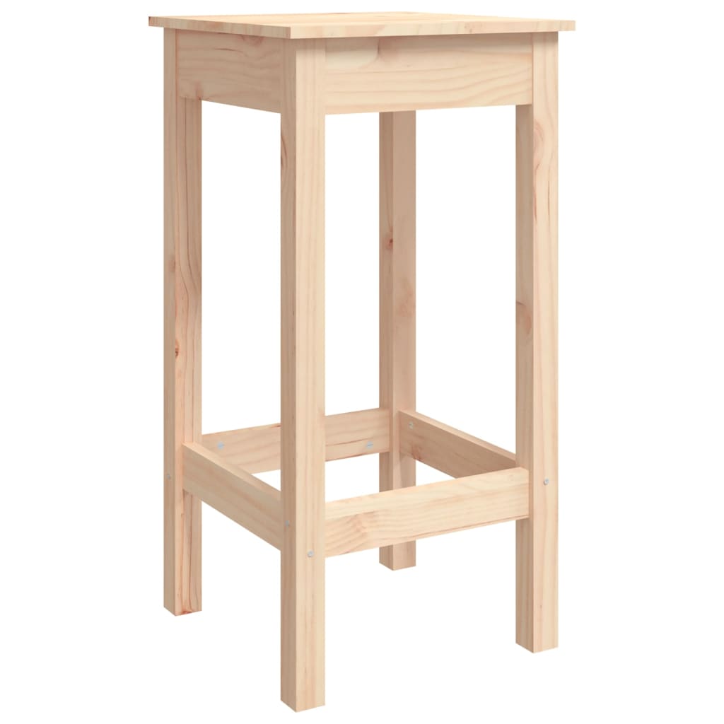 Ensemble de bar 3 pcs Bois de pin massif Meubles de salle à manger vidaXL   