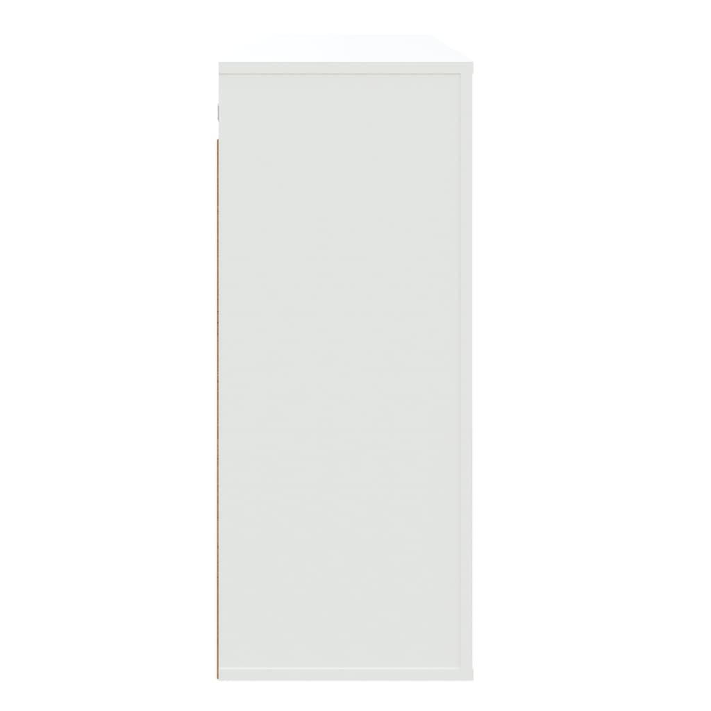 Armoire murale Blanc 80x33x80 cm Bois d'ingénierie Buffets & bahuts vidaXL