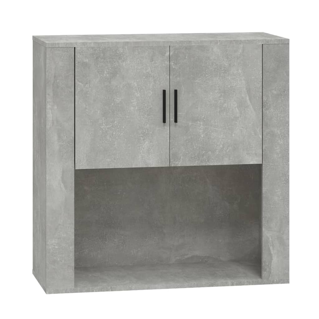 Armoire murale Gris béton 80x33x80 cm Bois d'ingénierie Buffets & bahuts vidaXL