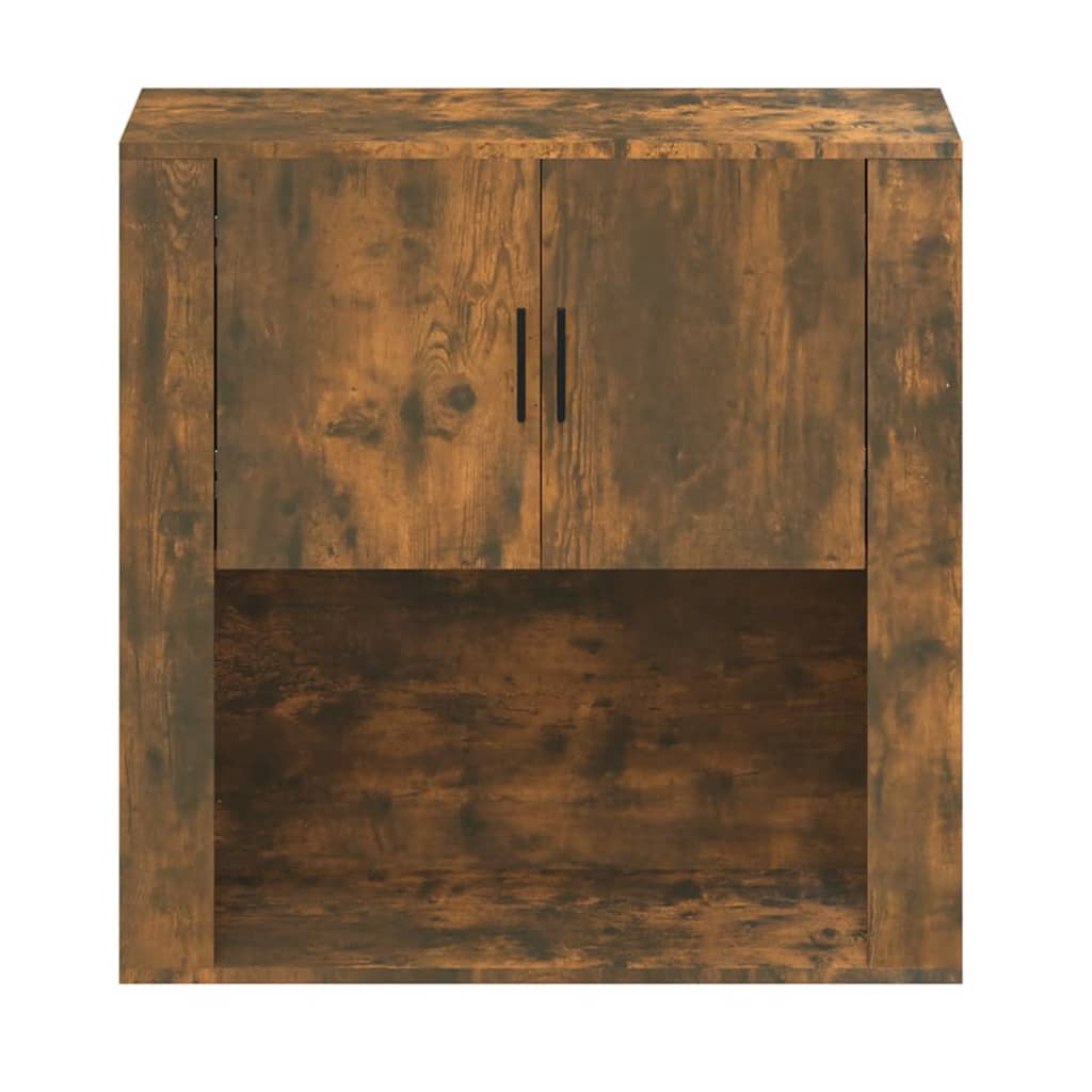 Armoire murale Chêne fumé 80x33x80 cm Bois d'ingénierie Buffets & bahuts vidaXL