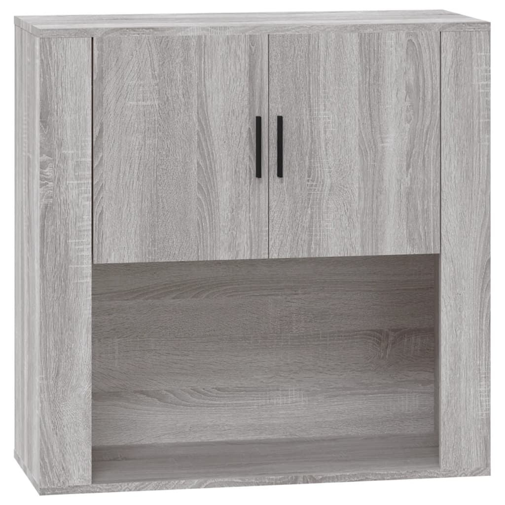 Armoire murale Sonoma gris 80x33x80 cm Bois d'ingénierie Buffets & bahuts vidaXL