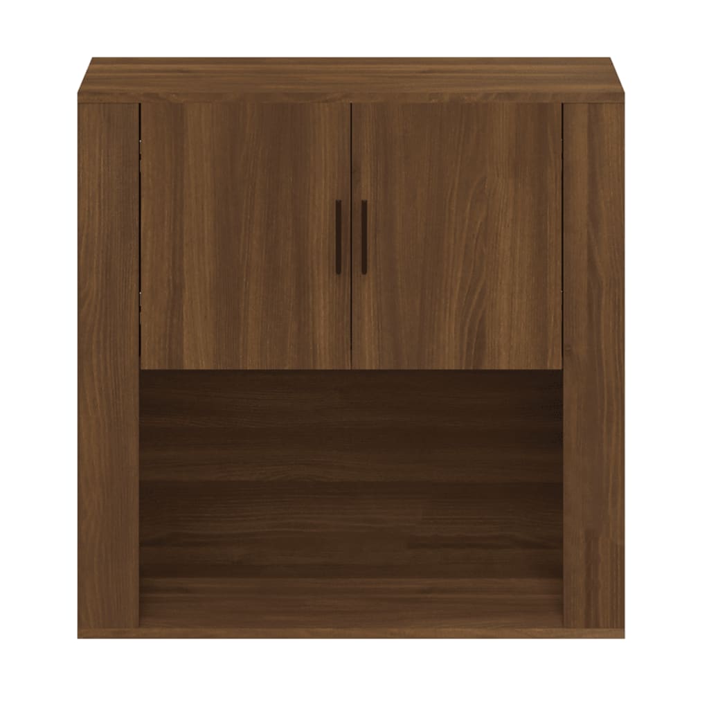 Armoire murale Chêne marron 80x33x80 cm Bois d'ingénierie Buffets & bahuts vidaXL