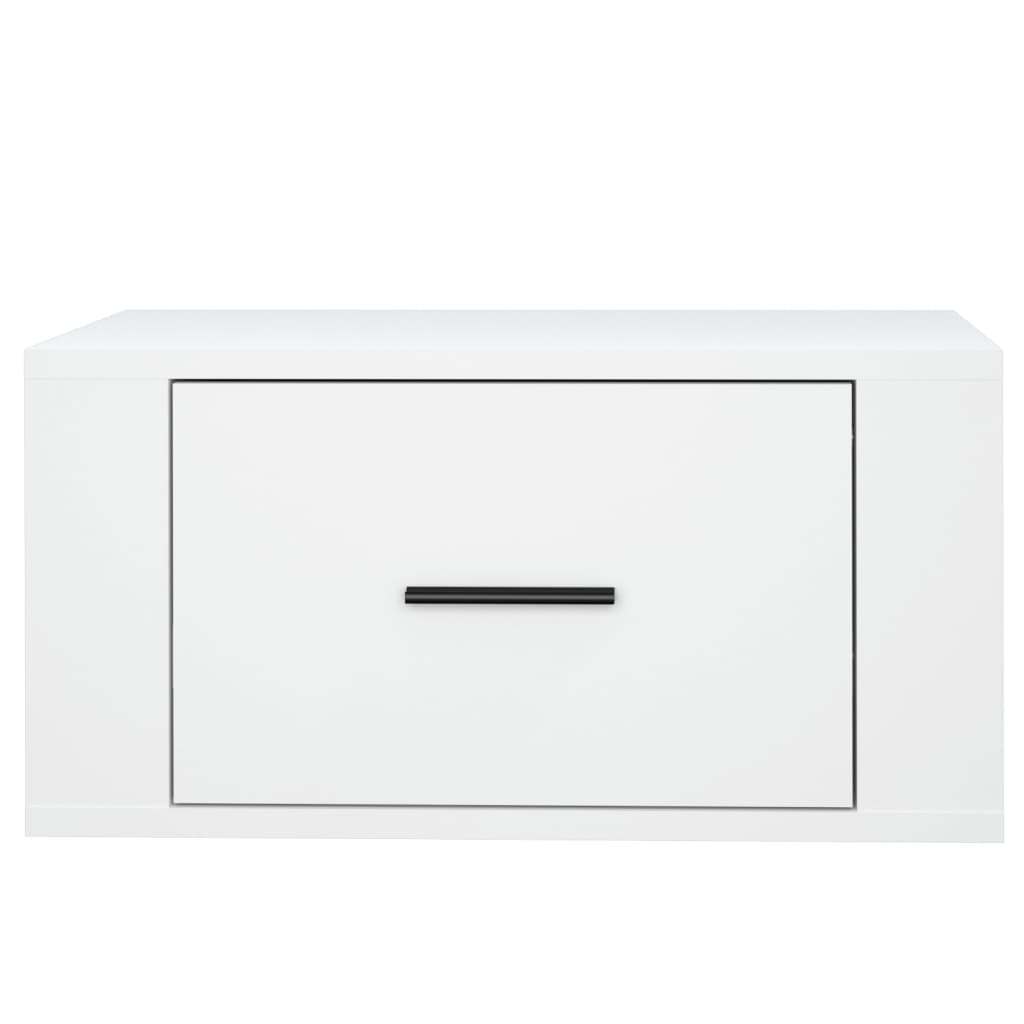 Tables de chevet murales 2 pcs Blanc 50x36x25 cm Tables de chevet vidaXL   