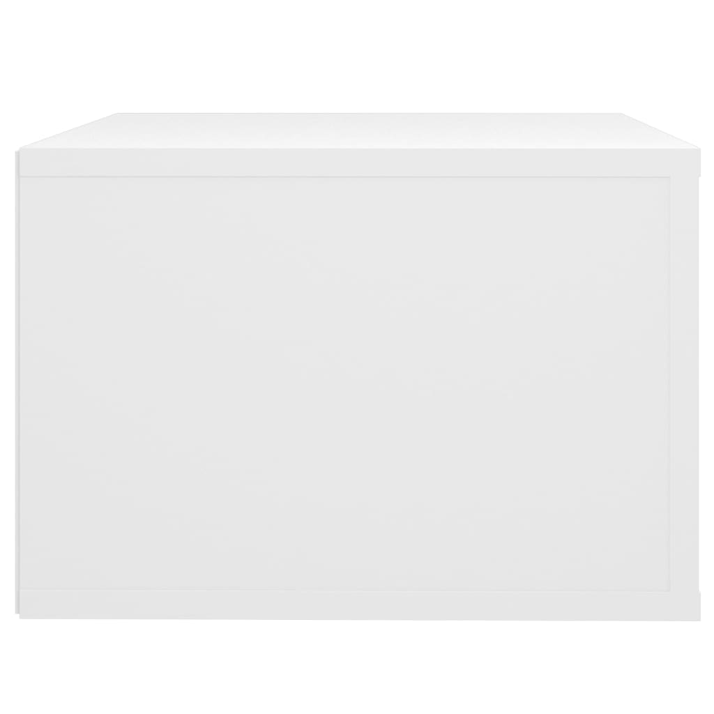 Tables de chevet murales 2 pcs Blanc 50x36x25 cm Tables de chevet vidaXL   