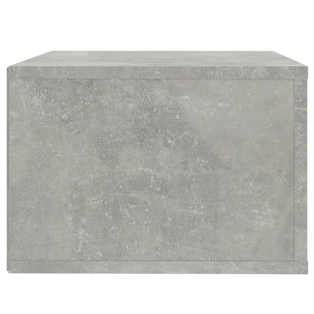 Table de chevet murale Gris béton 50x36x25 cm Tables de chevet vidaXL   