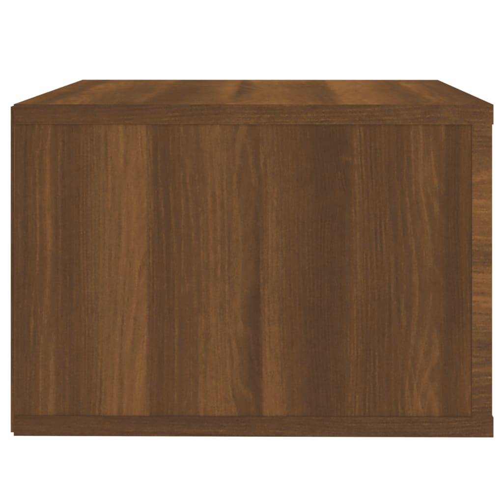 Table de chevet murale Chêne marron 50x36x25 cm Tables de chevet vidaXL   