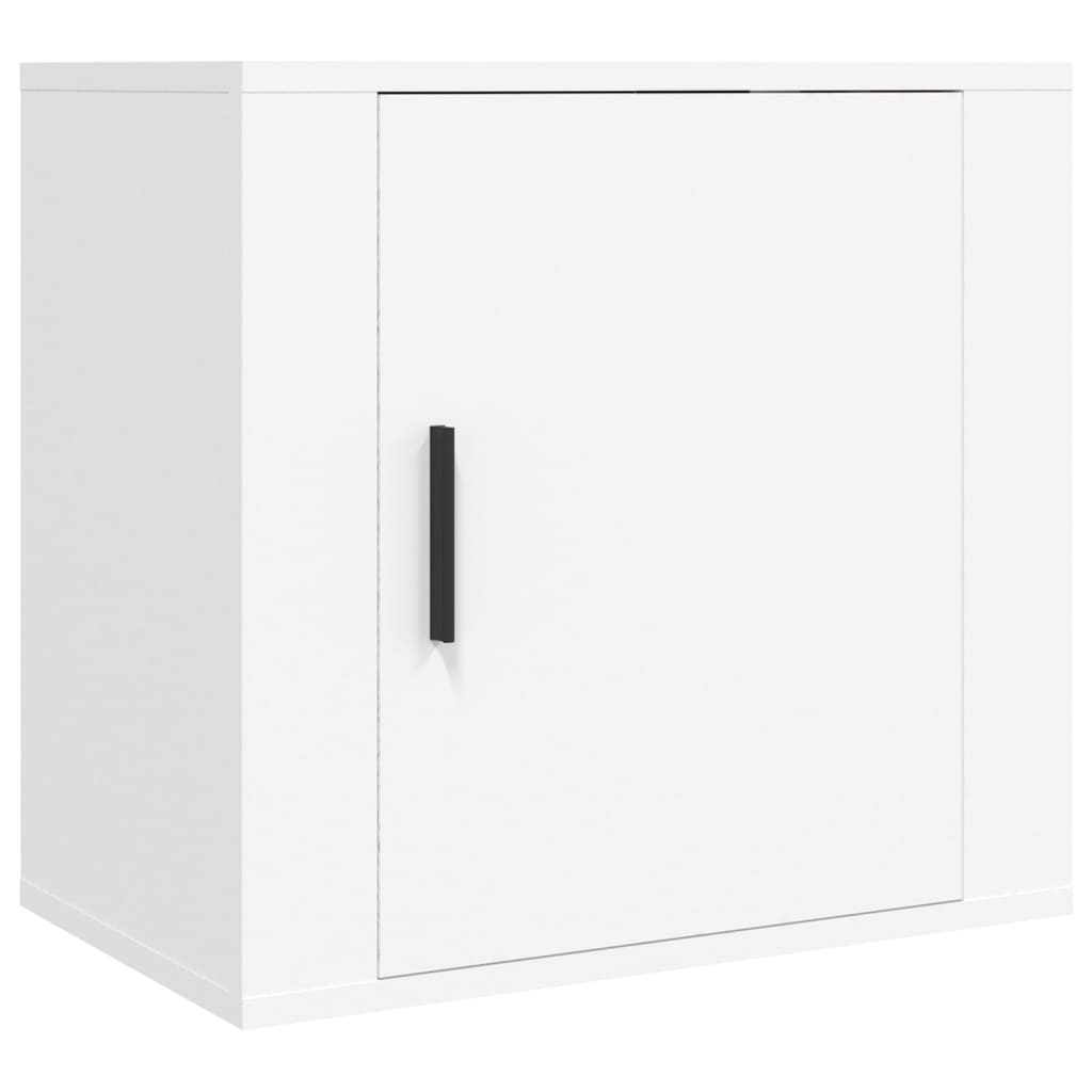 Tables de chevet murales 2 pcs Blanc 50x30x47 cm Tables de chevet vidaXL   