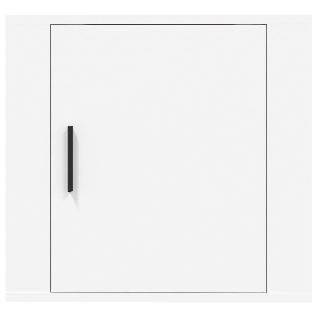 Tables de chevet murales 2 pcs Blanc 50x30x47 cm Tables de chevet vidaXL   