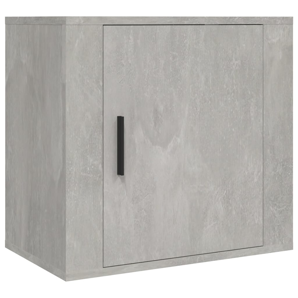 Table de chevet murale Gris béton 50x30x47 cm Tables de chevet vidaXL   