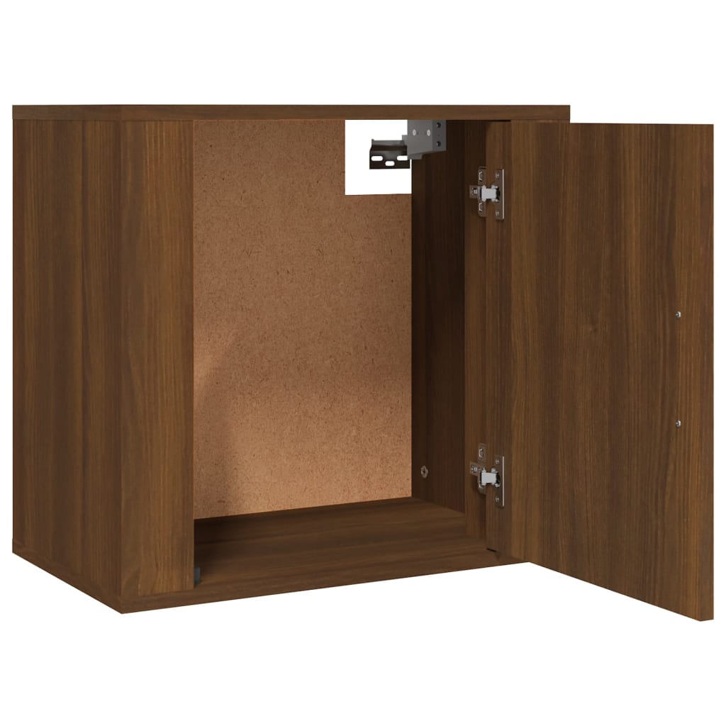 Tables de chevet murales 2 pcs Chêne marron 50x30x47 cm Tables de chevet vidaXL   